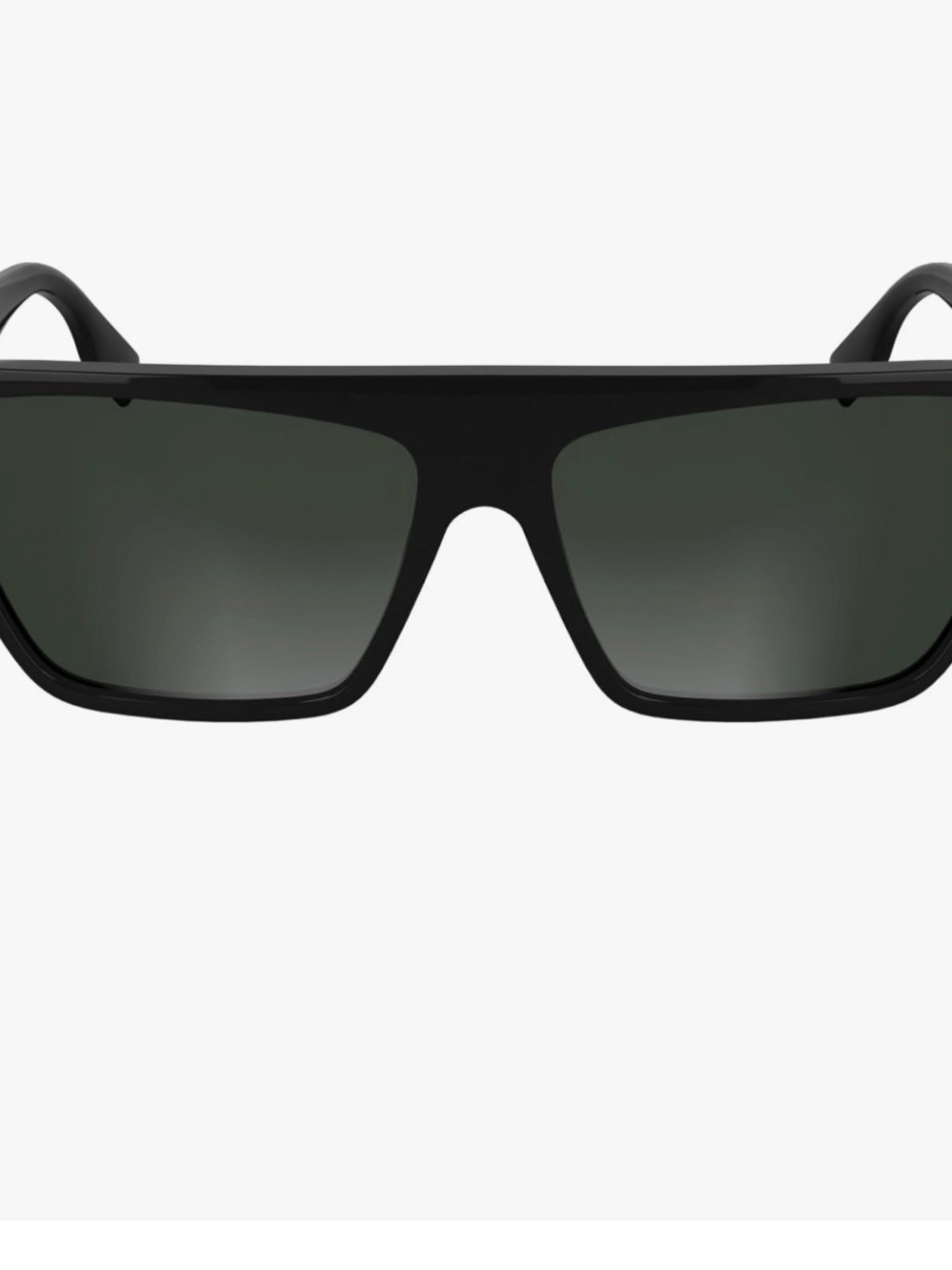 Karl Lagerfeld Black Sunglasses with White Logo